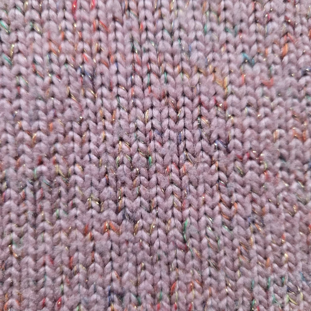 Baby Gap 12-18M Pink Marled Knit Sweater Mock Neck Button Shoulder Confetti Top